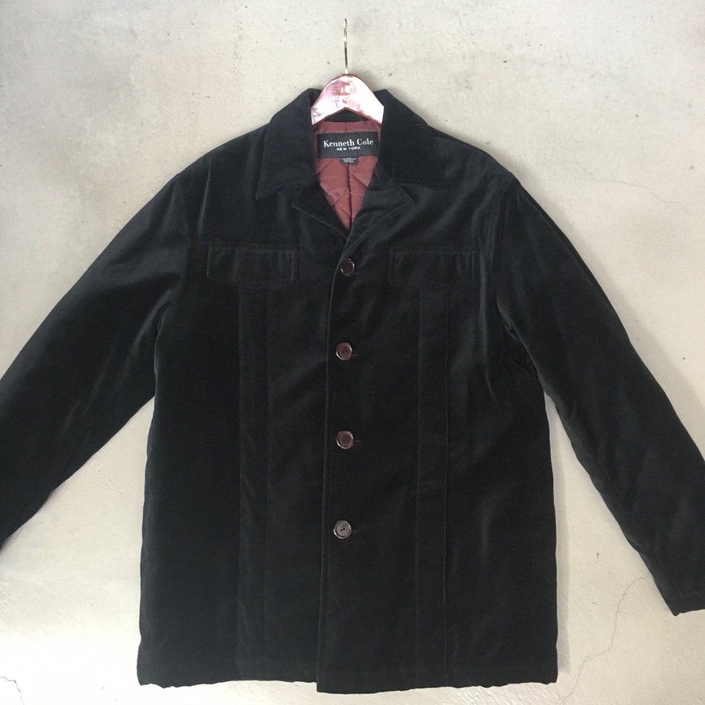 Kenneth Cole black Velvet jacket